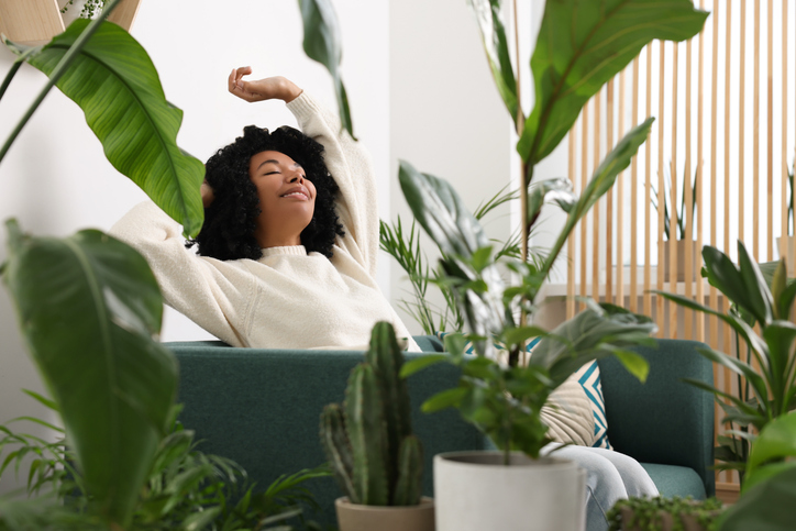 benefits of having green spaces at home