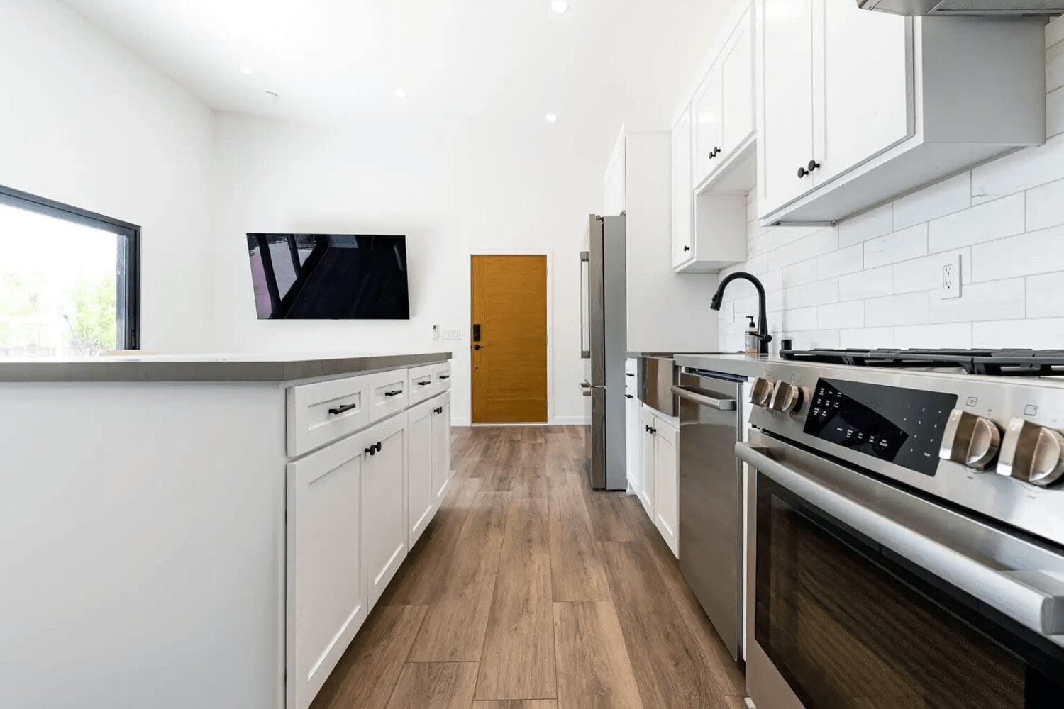 Contemporary Transitional Kitchen Remodel by Vertex Developers Inc. project photo 3